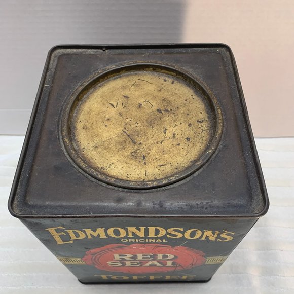 Advertising Toffee Tin for Edmondson's & Co of Liverpool England - Picture 6 of 9